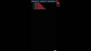 #coding #pythontricks #turtle 🇮🇳One way to create a heart using Python is to use the turtle module♥