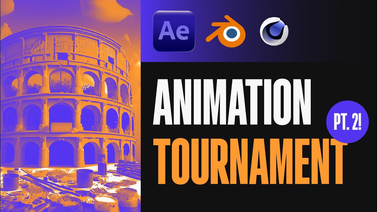 4 Animators, 1 Champion | The Animation Tournament Pt.2 #live # ...
