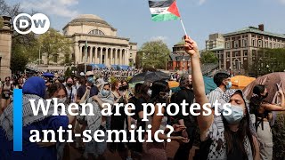 Campus Protests - Pro-Palestinian or Anti-Israeli? | DW News by DW News 8,054 views 2 days ago 21 minutes