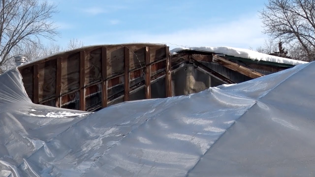 Snow Causes Greenhouse To Collapse At Erickson's In Brainerd YouTube