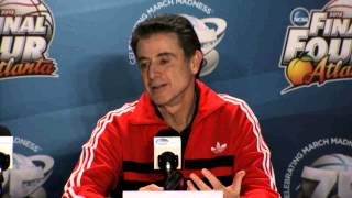 Final Four: Louisville coach Rick Pitino Thursday news conference
