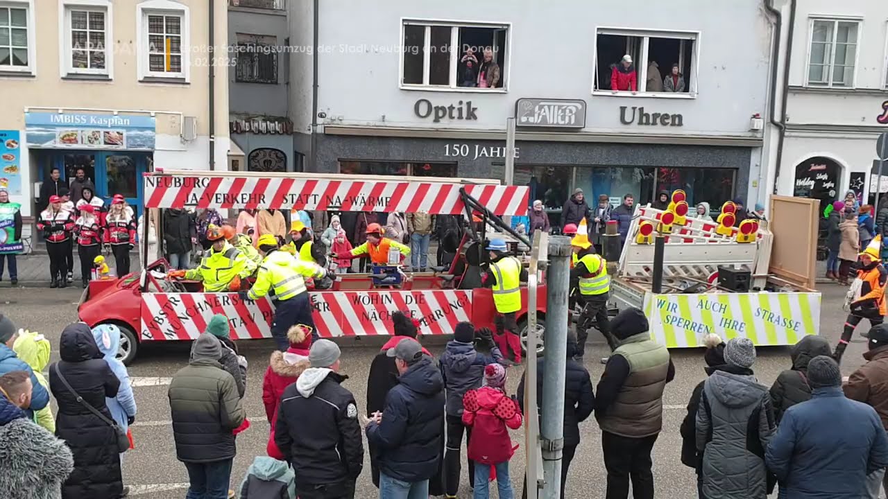 Der große Faschingsumzug der Stadt Neuburg an der Donau