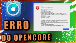 Erro ao montar pendrive no Opencore - MacOS Monterey em Mac antigo