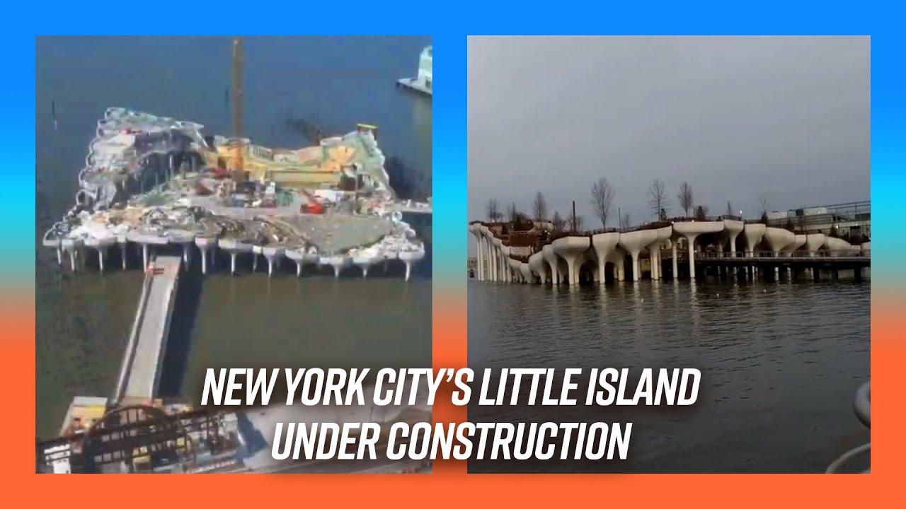 Little Island Hudson River Park in New York City