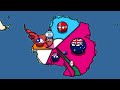 History of Antarctica Countryballs
