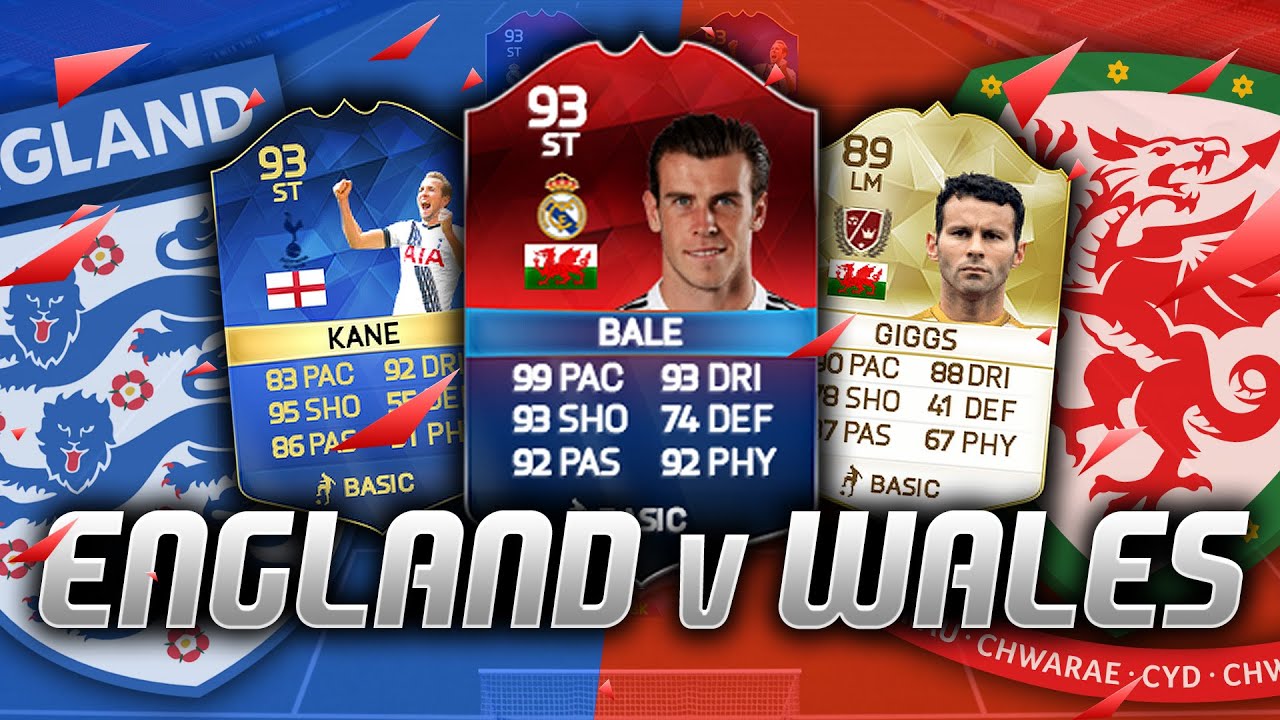 ENGLAND VS WALES! w/ iMOTM Bale & TOTS Kane! (FIFA Generations)