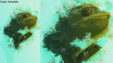 Artistic Reveal WaterColor Photo Effect Photoshop CS6 Tutorial