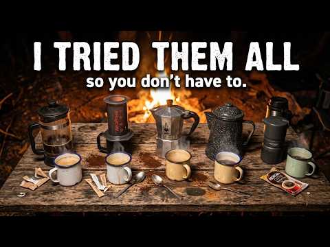 Every camping coffee maker tested — the results surprised me