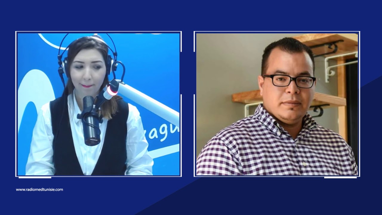 عبر الهاتف  السيد وجدي بلومي برنامج المنح الدراسیة توماس جیفرسون 2021-2022 Thomas Jefferson.