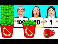 100個重ねフードチャレンジ | 面白いシチュエーション