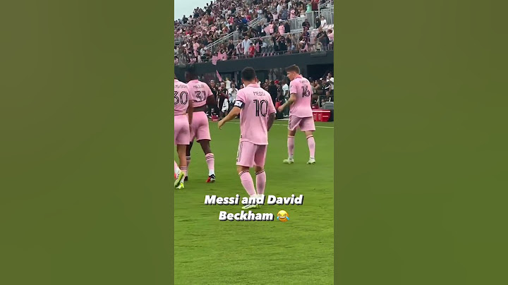 Messi’s celebration after his first goal 😂