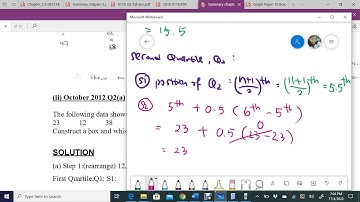 STA104 Explain Oct12Q2a Box&Whisker Plot