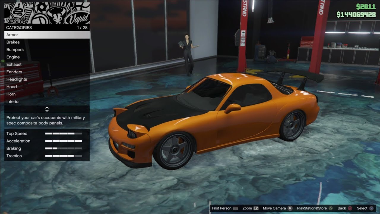 GTA 5 Online Tokyo Drift Han's Mazda RX7 Annis ZR350 Car Build - YouTube