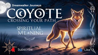 Spiritual Meaning of a Coyote Crossing Your Path | Trickster, Change & Guidance