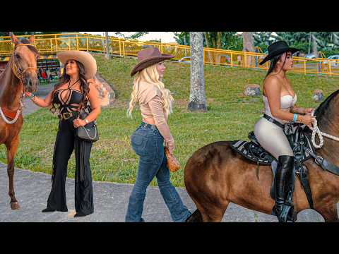 Unique Beauty in COLOMBIA 😍 Cowgirls Riding Horses 🐴