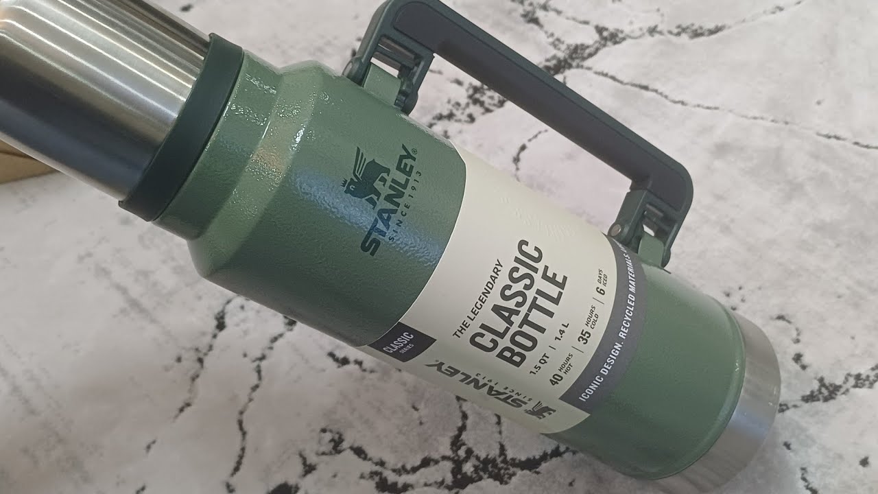 Stanley Classic Flask Termico 1,0L – 1,4L – 1,9L Bottiglia Sottovuoto Acciaio Inox Verde