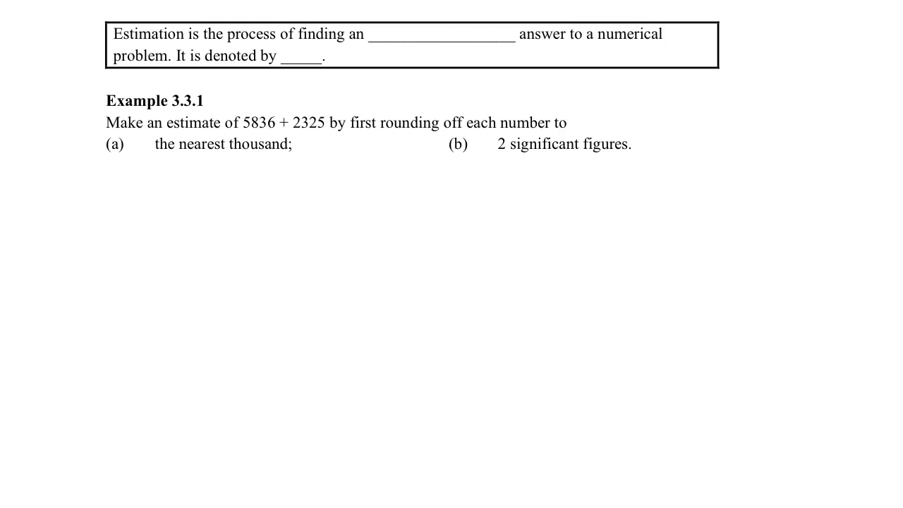 Problem involving estimation - YouTube
