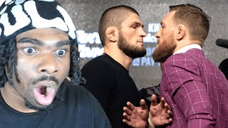 First Time REACTION to Conor McGregor vs Khabib Nurmagomedov BEEF STORY