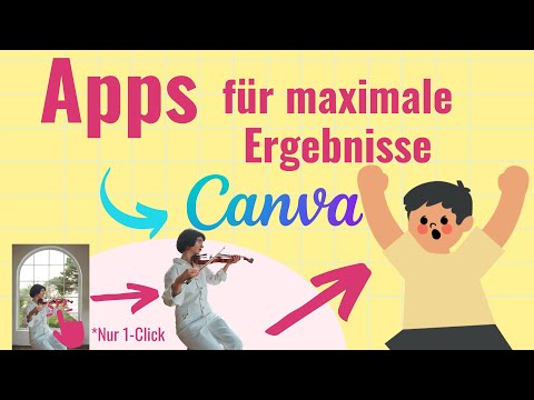 Die 5 Apps solltest DU in Canva unbedingt kennen | 2022| Canva Tutorial