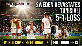 Sweden HUMILIATES Tunisia! | 5-1 World Cup Destruction | FIFA World Cup 2026 Full Story