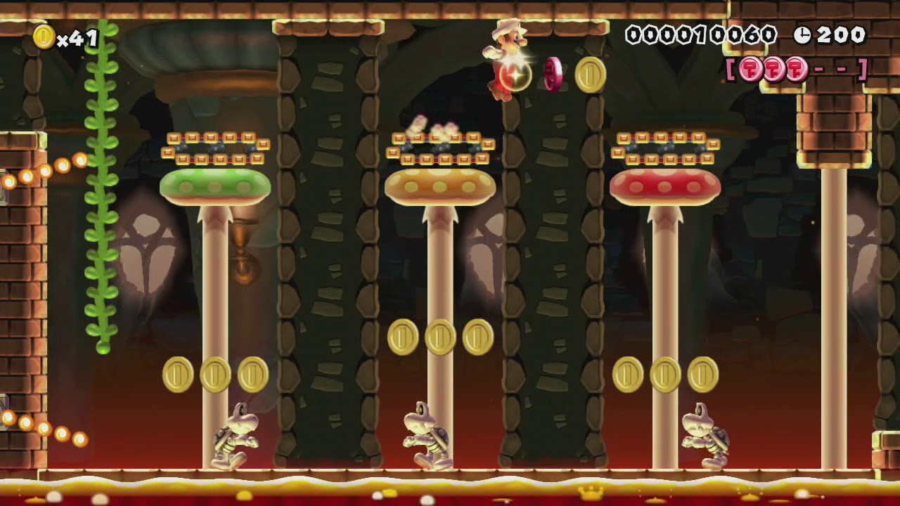 W34 クッパJr.の城 Wall Kick Castle by とも SUPER MARIO MAKER NO