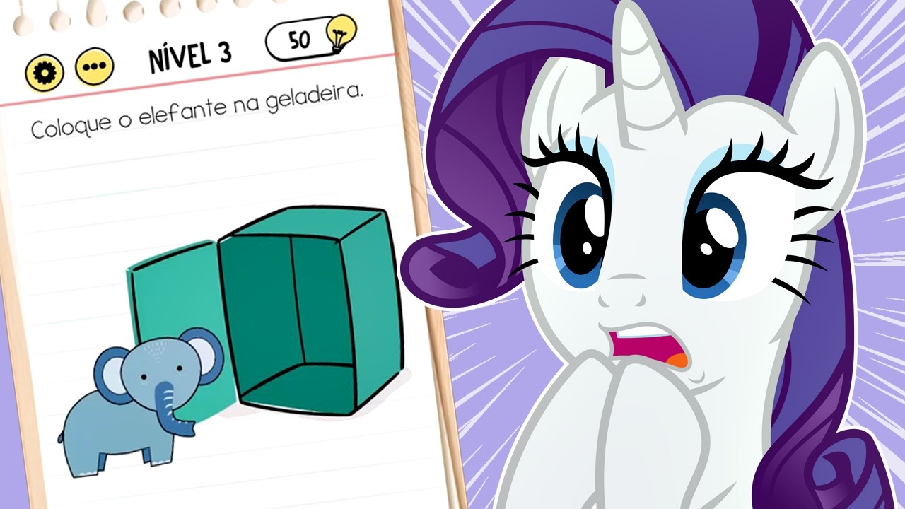 JOGANDO BRAIN TEST PELA PRIMEIRA VEZ #LuliRarity