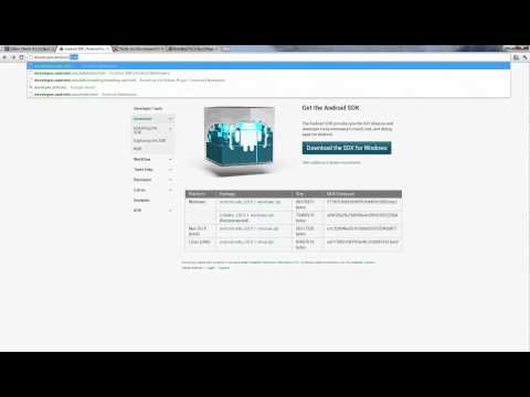 Tutorial Android 1 - Descargando el Android SDK, JDK, Eclipse