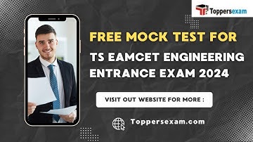 TS EAMCET ENGINEERING ENTRANCE Question Paper, Ebook & Books, Syllabus 2024, Mock Test Free