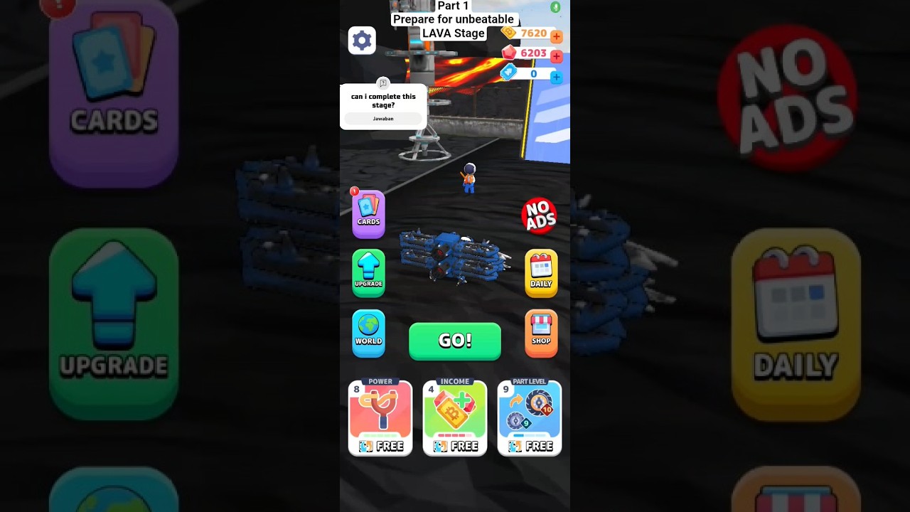 Fly challenge Stage lava-part 1