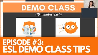 WFH EPISODE #3: ESL DEMO CLASS TIPS + LESSON FLOW screenshot 2