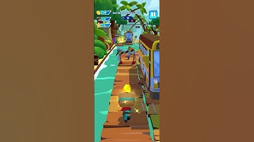 Talking Tom Hero Dash - Talking Ginger in jungle run - don’t fall for 30 seconds in one run #shorts