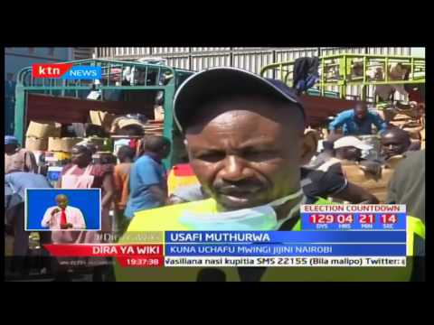 Wanafunzi Wa Chuo Kikuu Cha Kisii Tawi La Nairobi Wasafisha Soko La Muthurwa