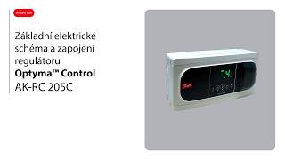 Základní zapojení elektronického regulátoru teploty Optyma™ Control