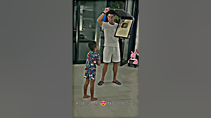 كرستيانو رونالدو يفتح قنات على اليوتيوب ويحصل على الدرع الذهبي#كرستيانو_رونالدو