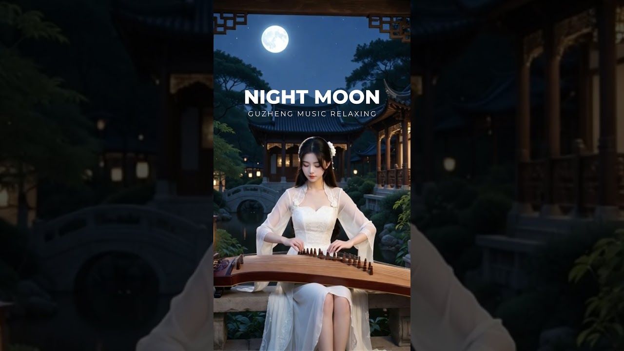 Night Moon Guzheng 🌙  Peaceful Chinese Garden Melody 