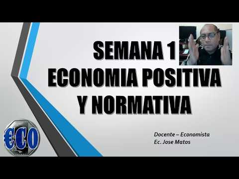 ECONOMIA POSITIVA ECONOMIA NORMATIVA REPASO SAN MARCOS