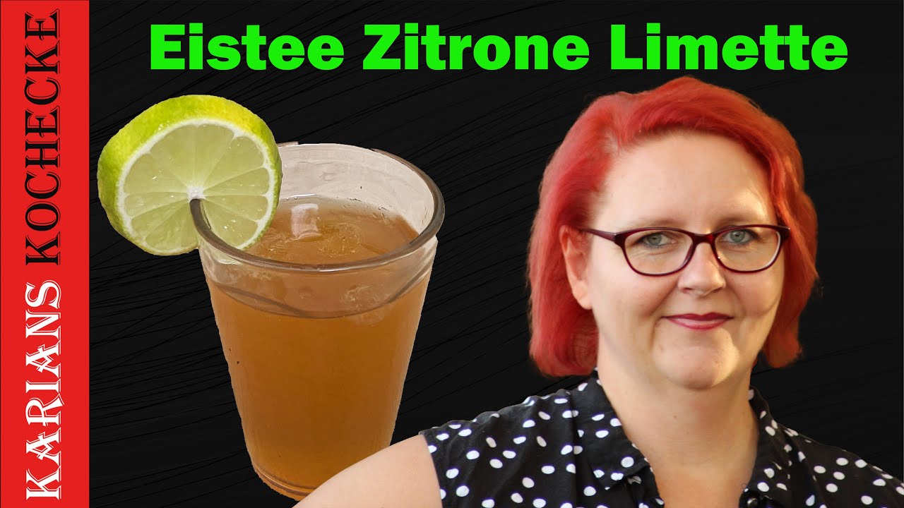 Erfrischender Zitronen-Limetten Eistee - Das beste DIY Rezept!