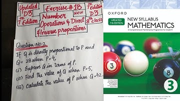 Updated D3| Ex no 1B | Q # 2 | Oxford New Syllabus updated 7th Edition| book 3 |8th class