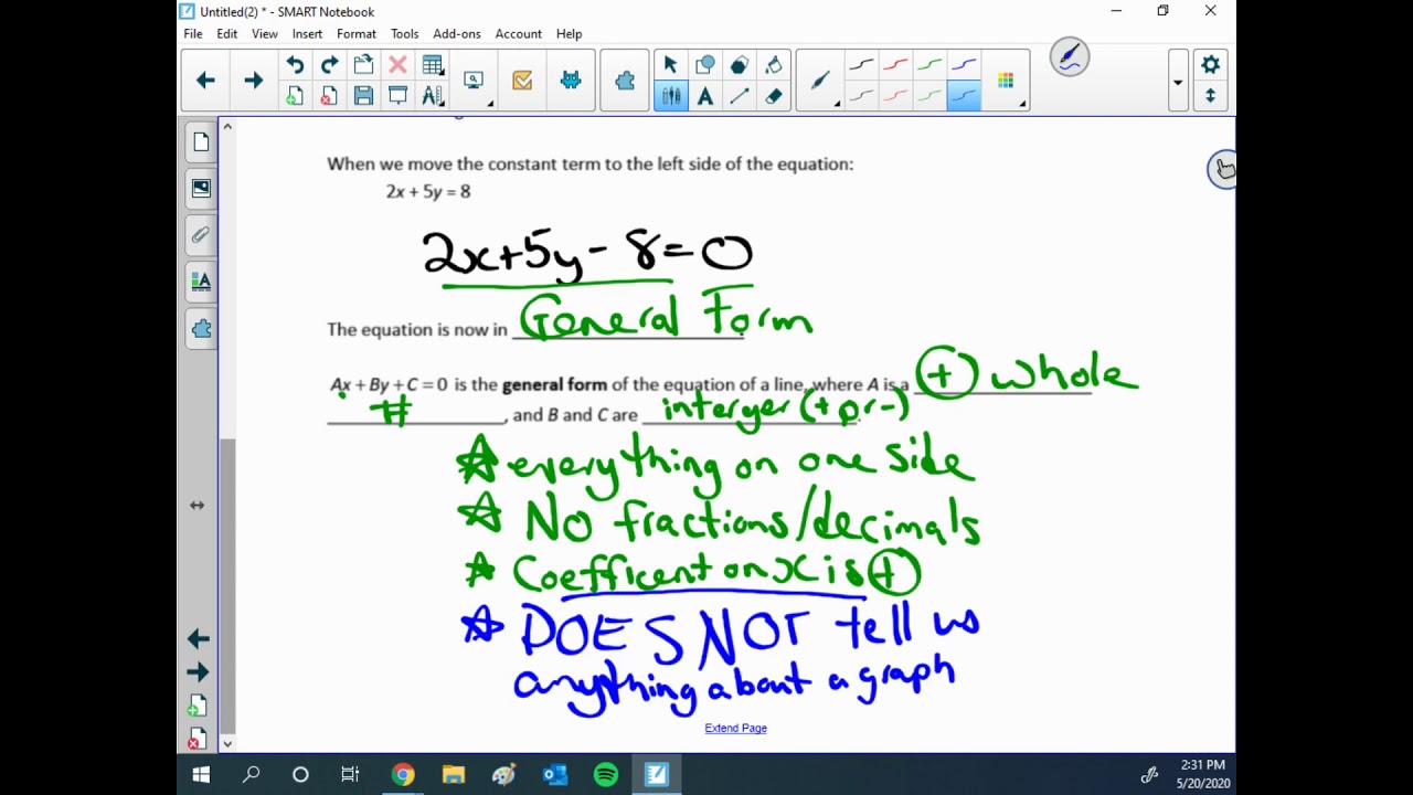 General Form - YouTube