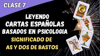 COMO LEER LAS CARTAS ESPAÑOLAS SEGUN LA PSICOLOGIA CLASE 7