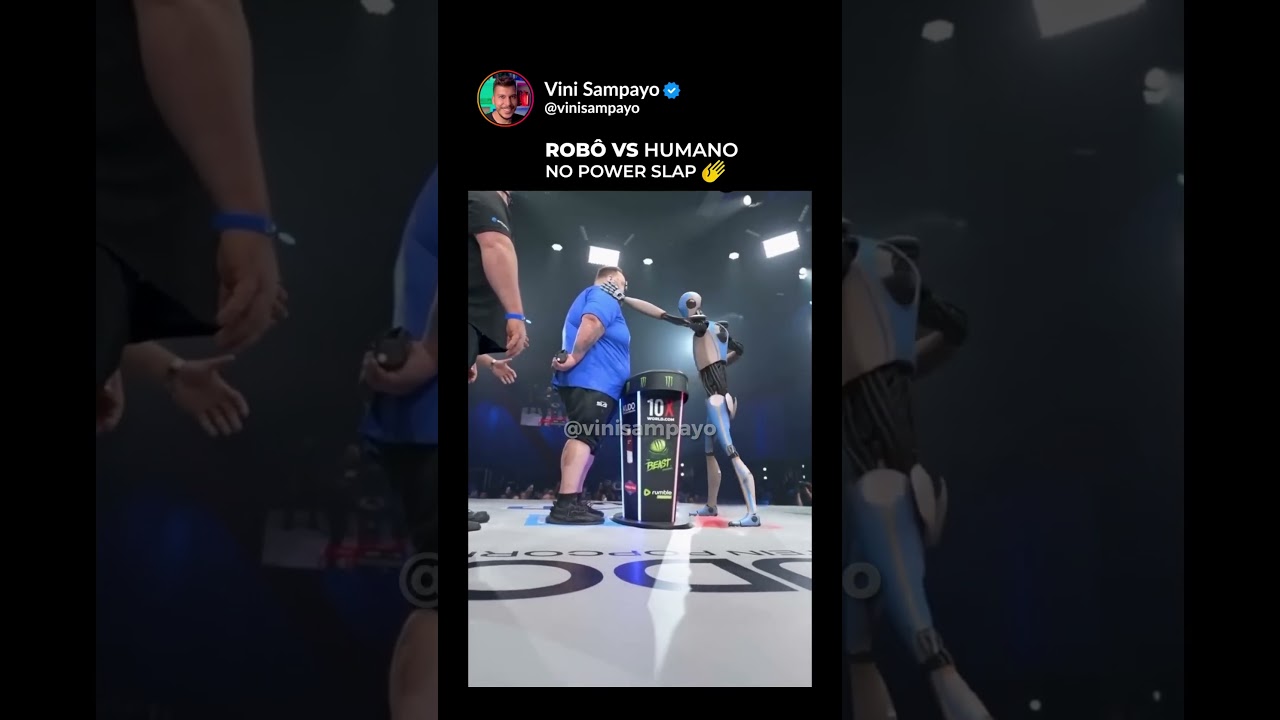 ROBÔ VS HUMANO NO POWER SLAP 