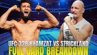 UFC 328 Khamzat vs Sean Strickland - Full Card Predictions