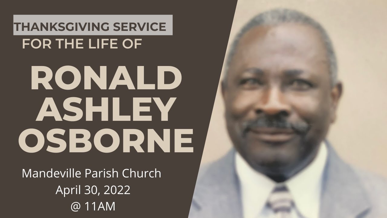 Funeral Service for the late Ronald Ashley Osborne