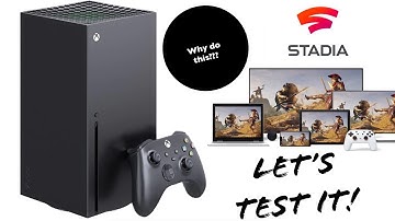 Stadia Running on Xbox Series X Browser