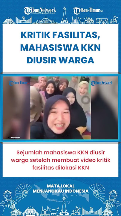 SHORT | Viral Mahasiswa KKN Diusir Warga Karena Video Sindir Tak Ada Air dan Mandi Harus di Musholla