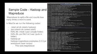 Database Management Research Project: Hadoop and MapReduce