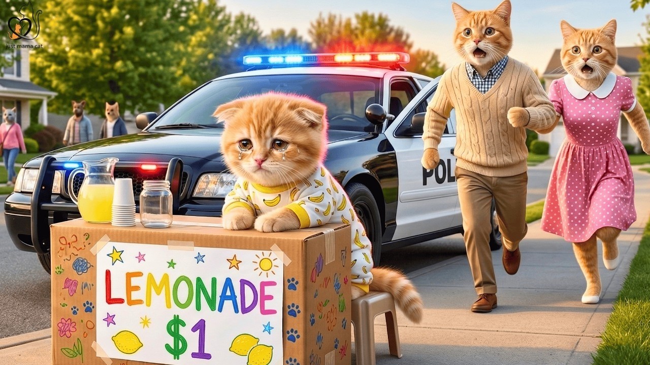 Ginger Kitten Just Wanted a Toy    Then the POLICE Showed Up! 😭🚓