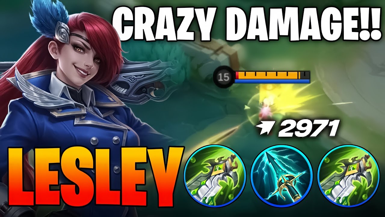 CRAZY TRUE DAMAGE! Best Lesley Build 2026 | Lesley Gameplay