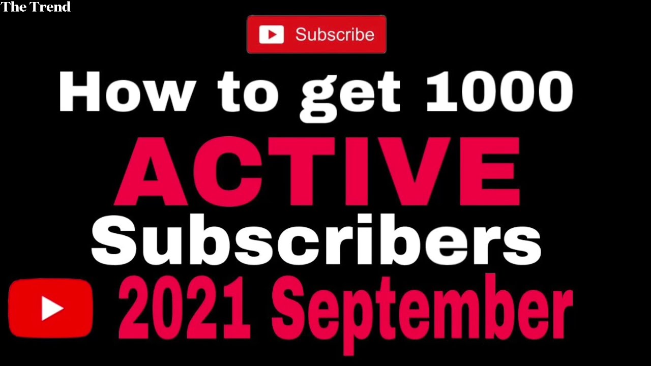 How to Increase ACTIVE Subscribers | Don't freelance or sub for sub ? | Get youtube subscribers 2021