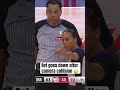 Referee Sha’Rae Mitchell was able to stay in the game after the cam operator hit her head 🙏